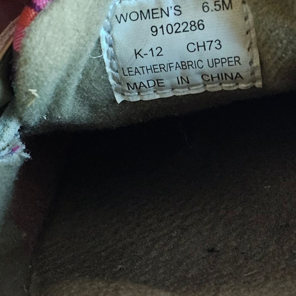 Sperry Topsiders Angelfish light Pink Leather Pink Plaid Boat Shoes - Picture 8 of 8